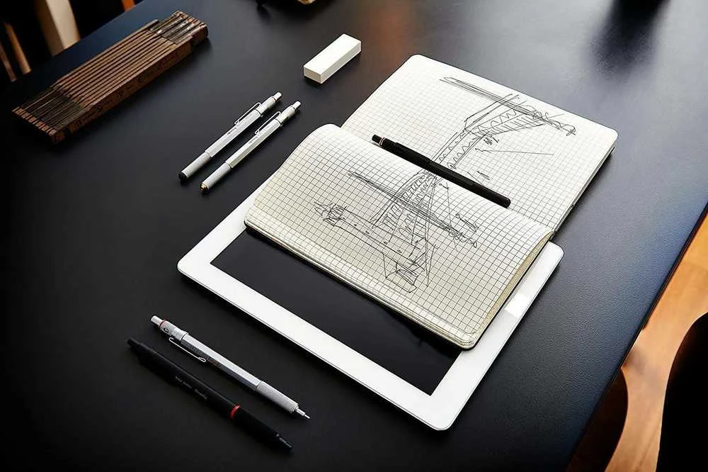 Automatinis pieštukas Rotring 800 0.5 Juodas - 1904447