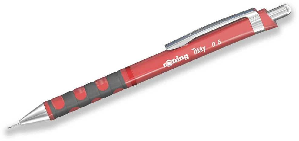 Automatinis pieštukas Rotring Tikky III 0,5 Raudona - 2189063