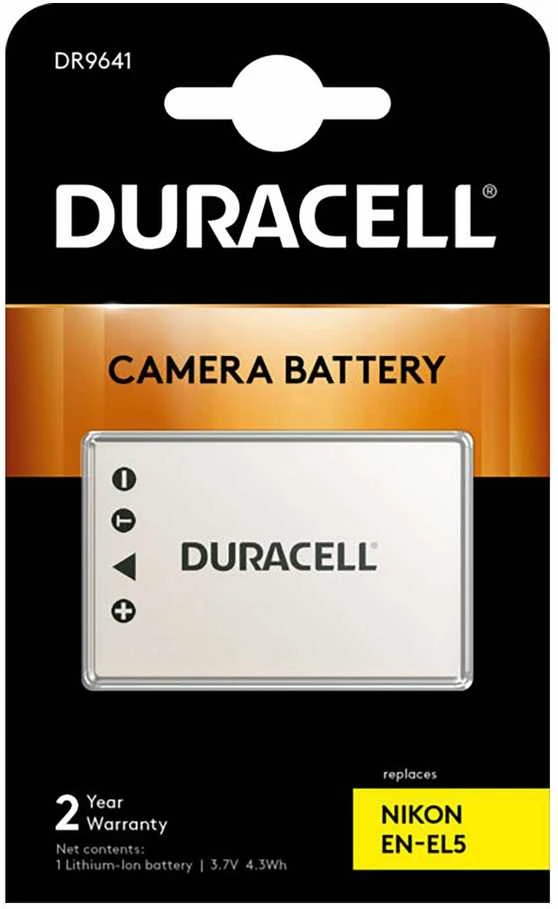 Baterija Duracell DR9641 3.7V 1180mAh Li-Ion – Nikon CP1, EN-EL5