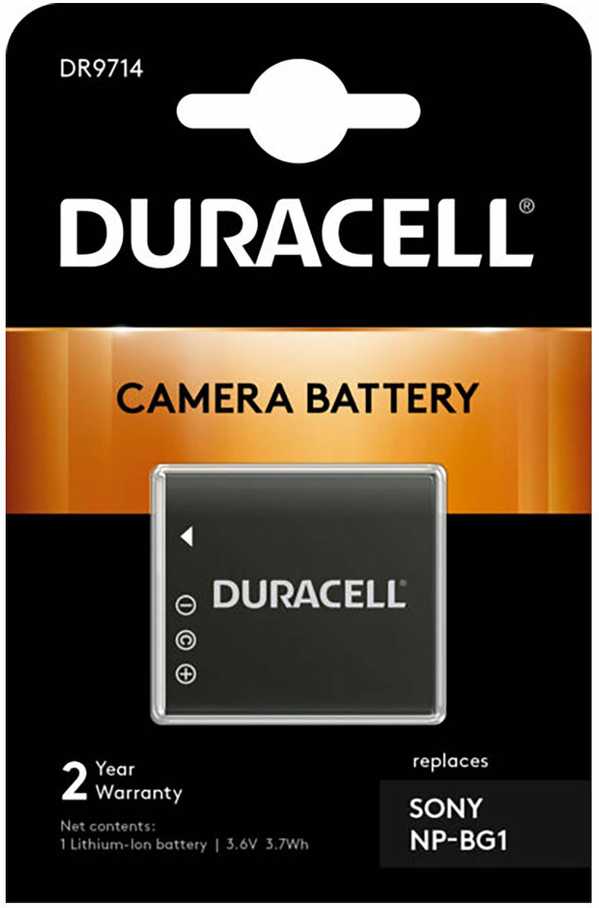 Duracell DR9714 kameros / vaizdo kameros su vaizdo magnetofonu baterija Ličio-jonų (Li-Ion) 1020 mAh