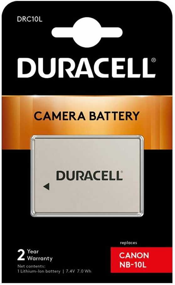 Duracell DRC10L kameros / vaizdo kameros su vaizdo magnetofonu baterija Ličio-jonų (Li-Ion) 950 mAh