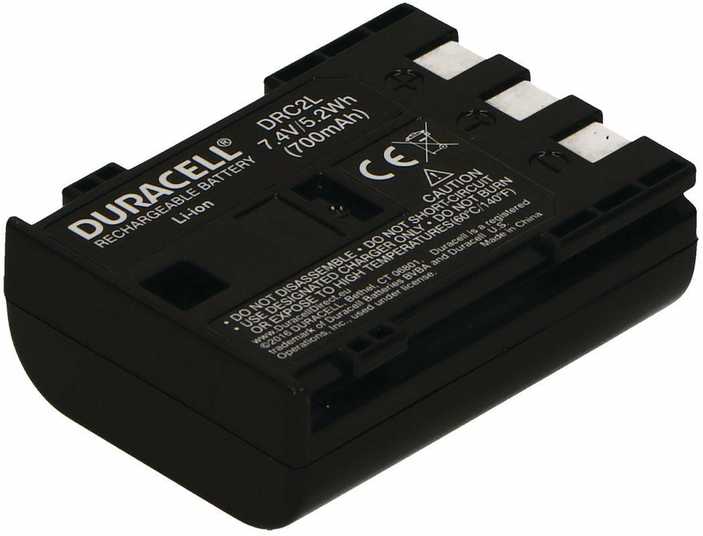Duracell DRC2L kameros / vaizdo kameros su vaizdo magnetofonu baterija Ličio-jonų (Li-Ion) 700 mAh