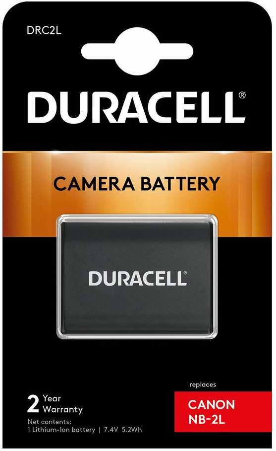 Duracell DRC2L kameros / vaizdo kameros su vaizdo magnetofonu baterija Ličio-jonų (Li-Ion) 700 mAh