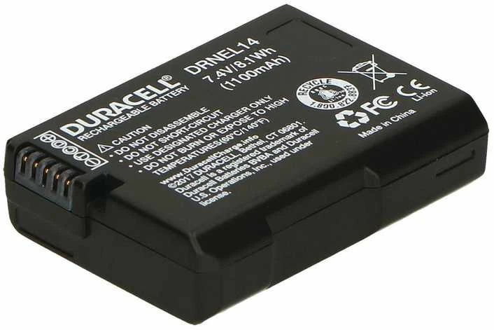 Duracell DRNEL14 kameros / vaizdo kameros su vaizdo magnetofonu baterija Ličio-jonų (Li-Ion) 1100 mAh