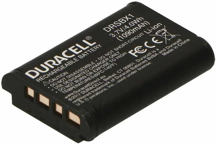 Duracell DRSBX1 kameros / vaizdo kameros su vaizdo magnetofonu baterija Ličio-jonų (Li-Ion) 1090 mAh