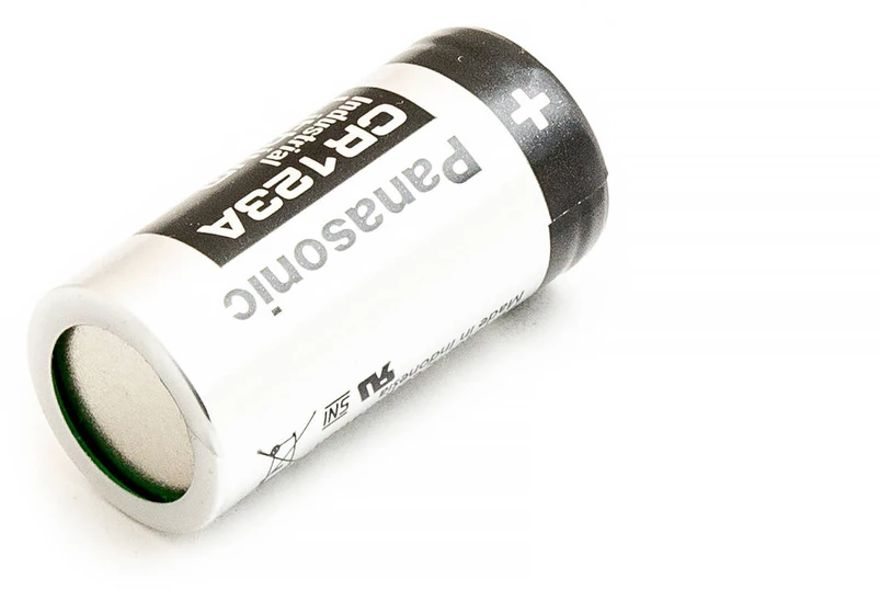 Baterija Panasonic 3V / 1550 mAh / Lithium / CR123A