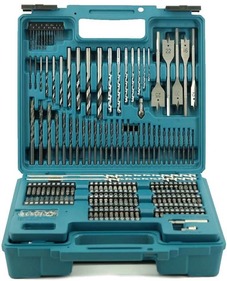 Grąžtas Makita E-11689 Grąžtų ir sukimo antgalių rinkinys, 256 vnt.