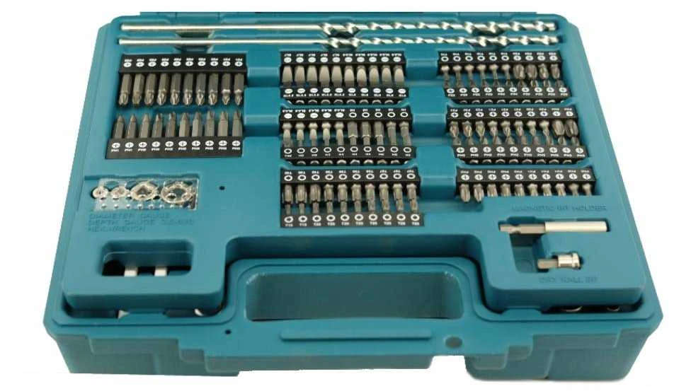 Grąžtas Makita E-11689 Grąžtų ir sukimo antgalių rinkinys, 256 vnt.