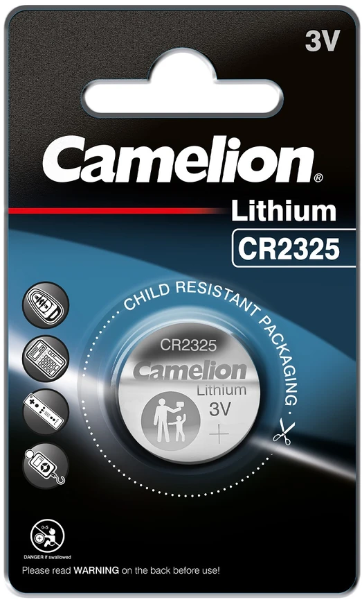 Mikro ličio elemenas CR2325, 3V, CAMELION, 1 vnt.
