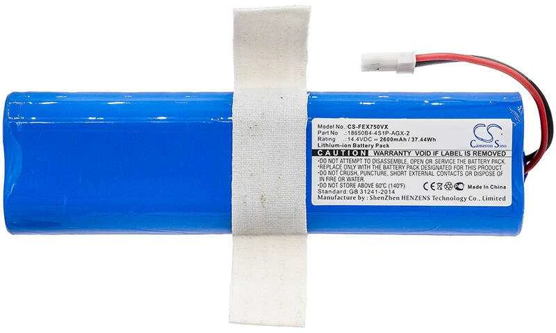 Cameron Sino Technology 18650B4-4S1P-AGX-2 14.4V 2600mAh baterija, skirta iRobot iLife V5s Pro V8s iLife