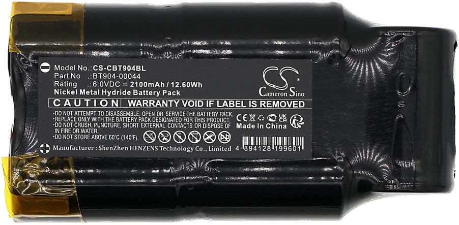 Cameron Sino Technology Akumuliatorius, skirtas Cattron Theimeg BT904-00044 6V 2100mAh NiMh, skirtas Cattron Theimeg TH-20DS-S/E, TH-GA, TH-GA/NC-10