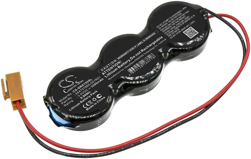 Renata Cameron Sino Technology Akumuliatorius Fanuc RX3i RX7i Cap Systems IC698CPE020 IC698CRE030 3V 3300mAh 44A747665-001R01