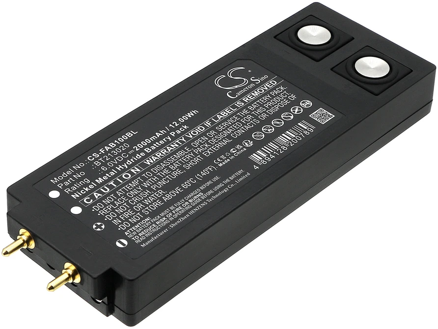 Gens Ace & Tattu Cameron Sino Technology Akumuliatorius HBC Radiomatic BT213020 BT213001 6V 2000mAh NiMH, skirtas TTB 10