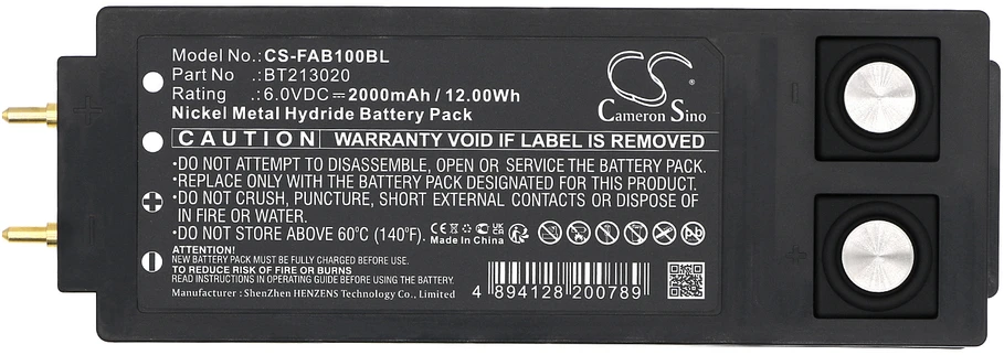 Gens Ace & Tattu Cameron Sino Technology Akumuliatorius HBC Radiomatic BT213020 BT213001 6V 2000mAh NiMH, skirtas TTB 10
