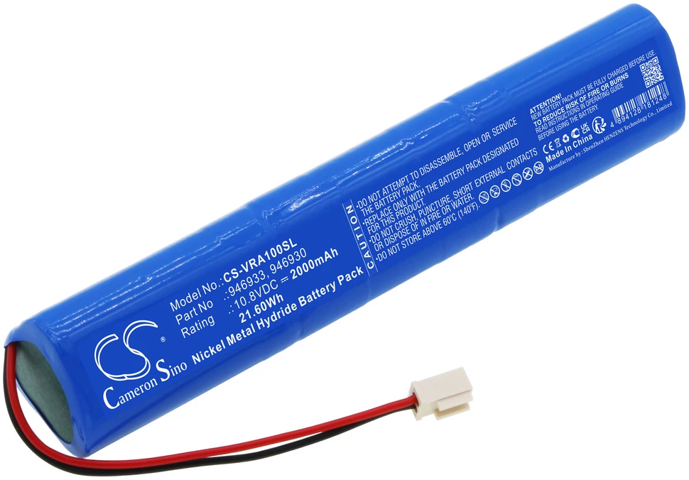 Cameron Sino Technology Akumuliatorius SS Velux saulės žaliuzėms 946933, 946930, 846933 10,8 V 2000 mAh NiMH