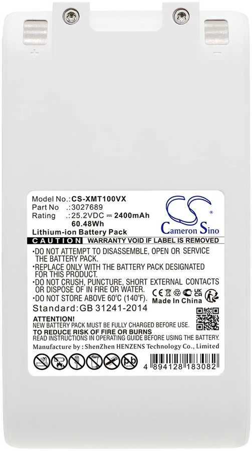 Cameron Sino Technology Xiaomi akumuliatorius 25.2V 2400mAh Li-Ion, skirtas Dreame G9 G10 Dreame T10 T20 P2010 P2045 P2046-7S1P-BCB