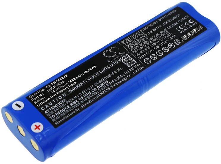 Akumuliatorius Panasonic Cameron Sino Technology Baterija 4ICR19/65 1607381 14,4 V, skirta Philips FC8816 FC8820 FC8810 FC8830 FC8832 FC8812 FC8822