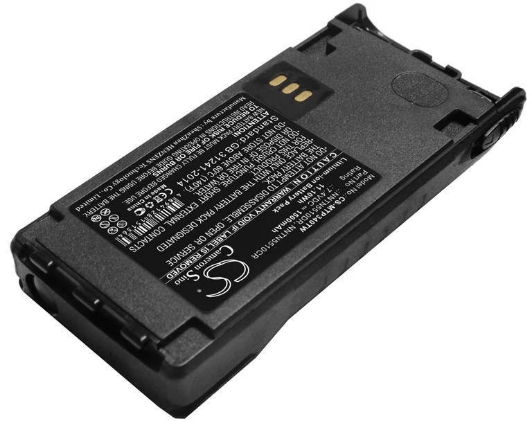 Akumuliatorius Cameron Sino Technology Baterija Motorola NNTN5510DR NNTN5510CR NNTN5510BR 7,4V 1500mAh Li-Ion GP340ex GP360ex GP380ex GP340 ATEX GP380 ATEX