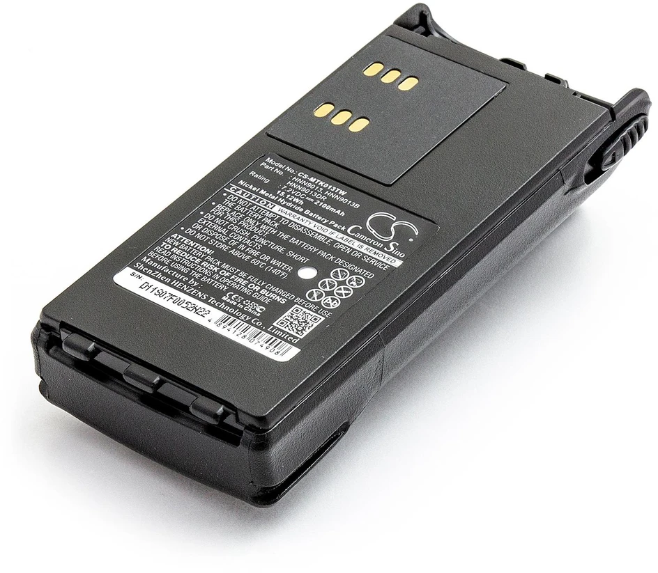 Akumuliatorius „Cameron Sino Technology“ baterija MOTOROLA HNN9009, 4154 7,2 V 2100 mAh NiMh GP320, GP340, GP360, GP380, GP640, GP680