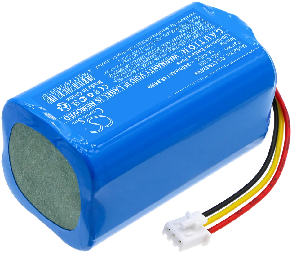 Akumuliatorius Blaupunkt Cameron Sino Technology Baterija siurbliui Liectroux MD-C30B 14,4 V / 3400 mAh / Li-Ion