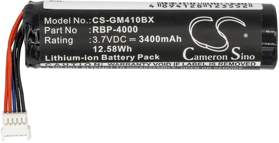 Akumuliatorius Cameron Sino Technology Baterija skeneriui Gryphon 128000894 3,7V 3400mAh Li-Ion Gryphon GM4100, RBP-GM40