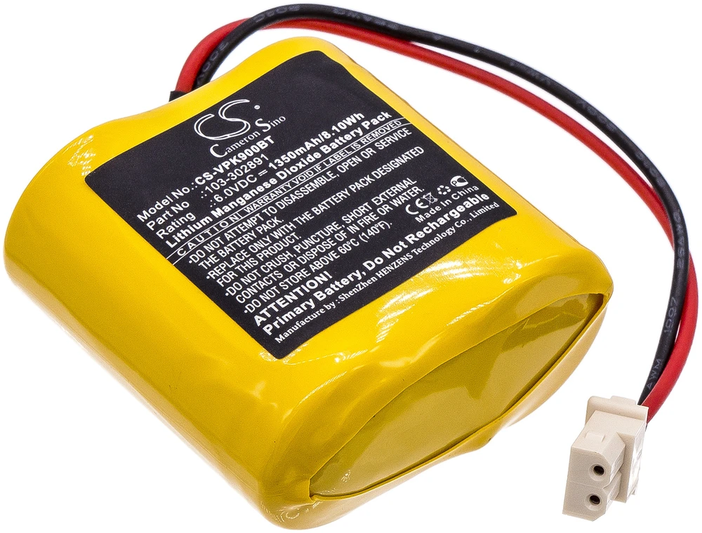 Avacom Cameron Sino Technology Baterija Visonic 103-302891 103-302915 6V 1350mAh Li-MnO2 Visinic Next CAM PGS Next CAM K9 PG2