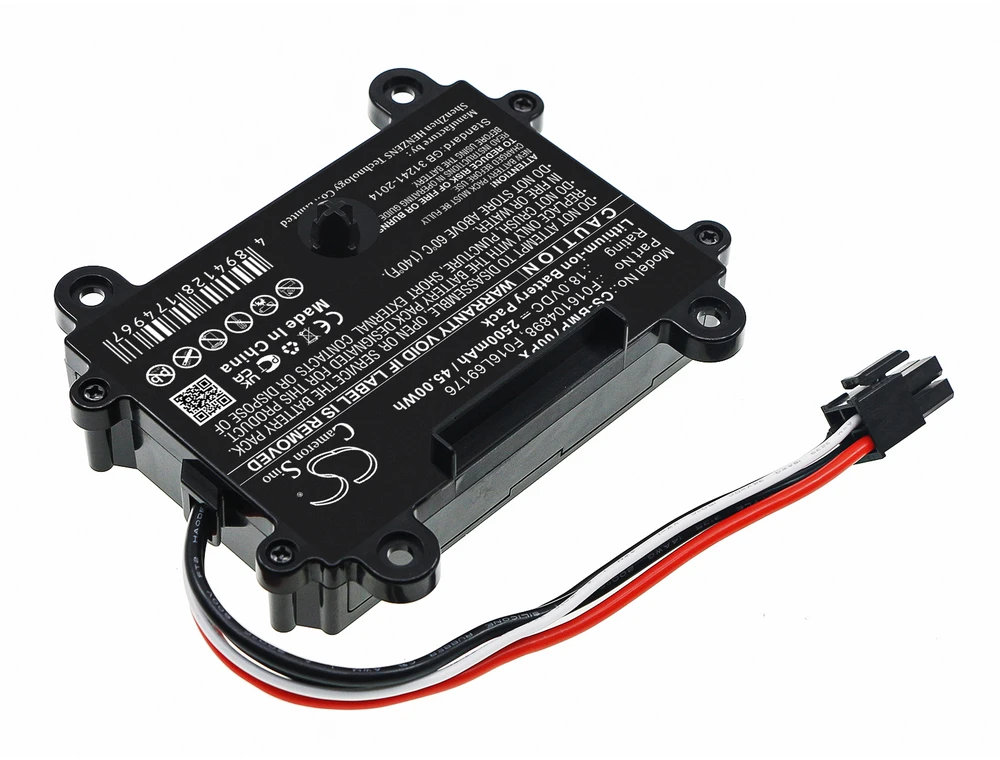 Cameron Sino Technology Bosch Indego M 700 Indego M+ 700 Indego 350 vejapjovių atsarginis akumuliatorius F016104898 18V 2500mAh Li-Ion