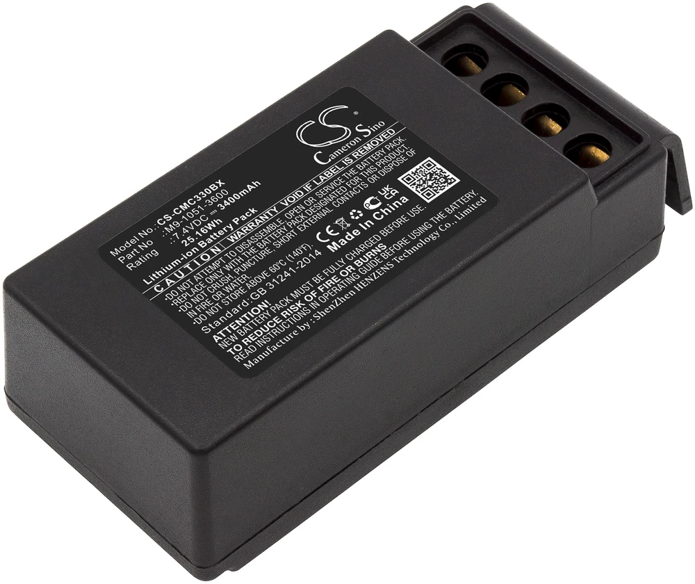 HP Cameron Sino Technology Cavotec MC3300 krano akumuliatorius Tipas. M9-1051-3600 7,4 V 3400 mAh Li-Ion