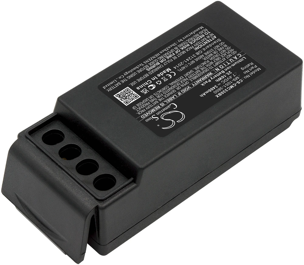 HP Cameron Sino Technology Cavotec MC3300 krano akumuliatorius Tipas. M9-1051-3600 7,4 V 3400 mAh Li-Ion