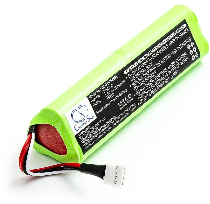 Blaupunkt Cameron Sino Technology Fluke 7,2 V 2500 mAh NiMh akumuliatorius, skirtas Ti-10, Ti-20, Ti-25, 3105035