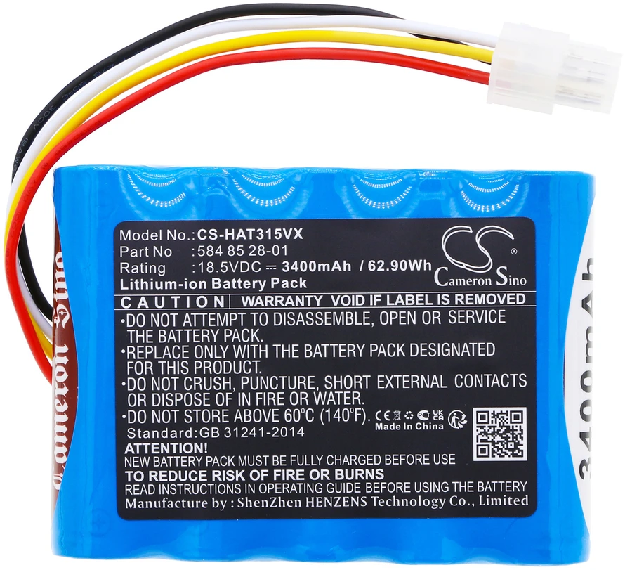 Cameron Sino Technology Husqvarna Automower 310 vejapjovės (Modelis 2015 / 2016 / 2017) 584 85 28-01 18V 3400mAh Li-Ion akumuliatorius