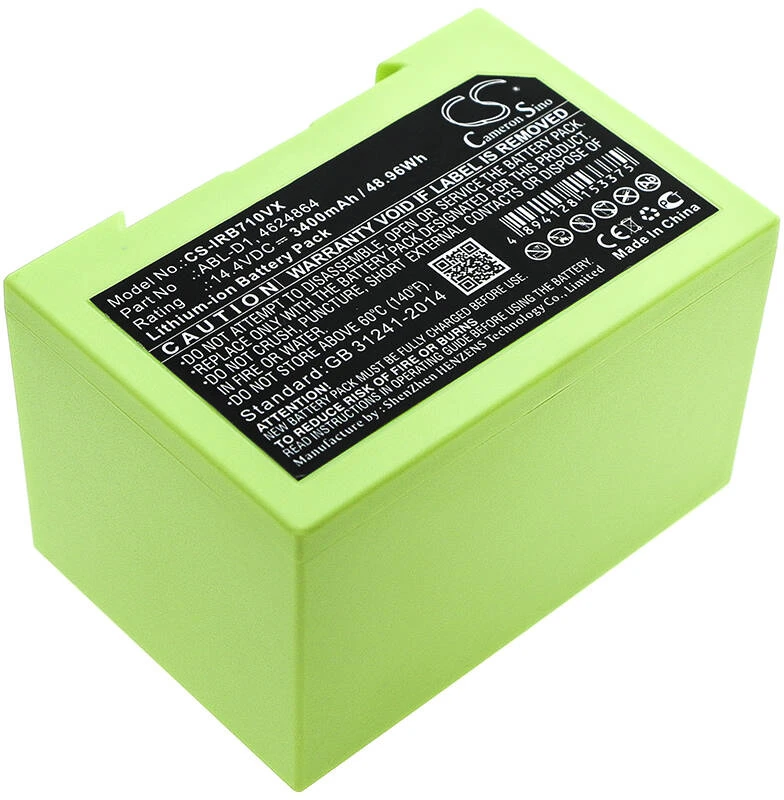 POLMAK „Cameron Sino Technology“ „IRobot Roomba i7 i4 i8 ABL-D1“ 3400 mAh ličio jonų 14,4 V akumuliatorius