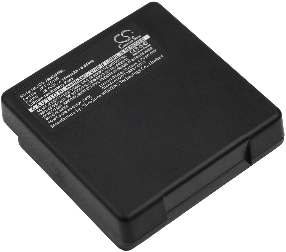 Cameron Sino Technology JAY F1305896 PWB PYB 3.7V 1800mAh ličio jonų akumuliatorius, skirtas JAY Jay Gama6 Gama10 krano valdymui