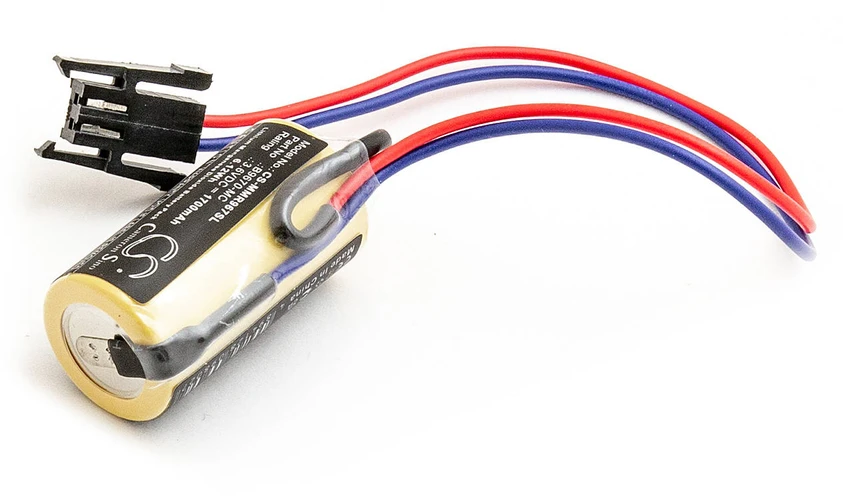 Cameron Sino Technology Ličio baterija Mitsubishi A6BAT, A6BAT-MRBAT, B9670MC 3,6V 1700mAh MR-J2, RP-3AH