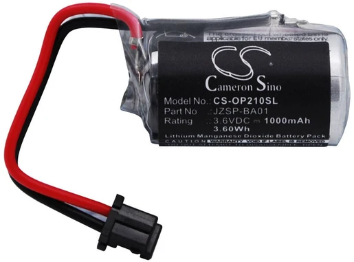 Cameron Sino Technology Ličio baterija Omron / Toschiba JZSP-BA01, JZSP-BA01-1 3,6V 1000mAh