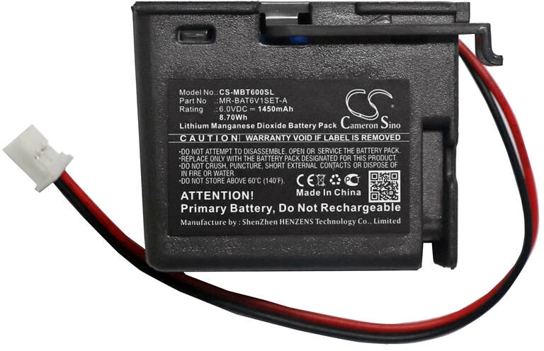 Cameron Sino Technology Mitsubishi Baterija MR-BAT6V1SET-A 6V 1450mAh skirta Mitsubishi WK17 - CS-MBT600SL