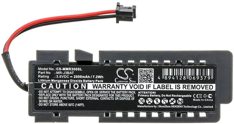 ACV „Cameron Sino Technology Mitsubishi MR-J3BAT“ 3,6 V ličio baterija, skirta „MelServo MR-J3“, MR-J3-A, MR-J3-A4, MR-J-3B, MR-J-B4, MR-J-T4