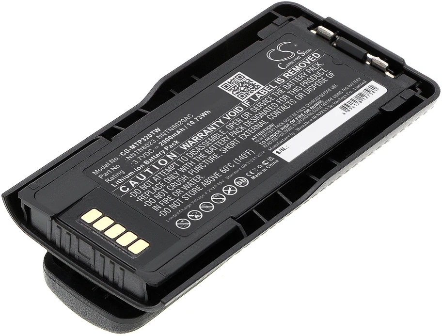 Cameron Sino Technology Motorola NNTN8023 3,7 V 2900 mAh ličio jonų akumuliatorius, skirtas MTP3200 MTP3250