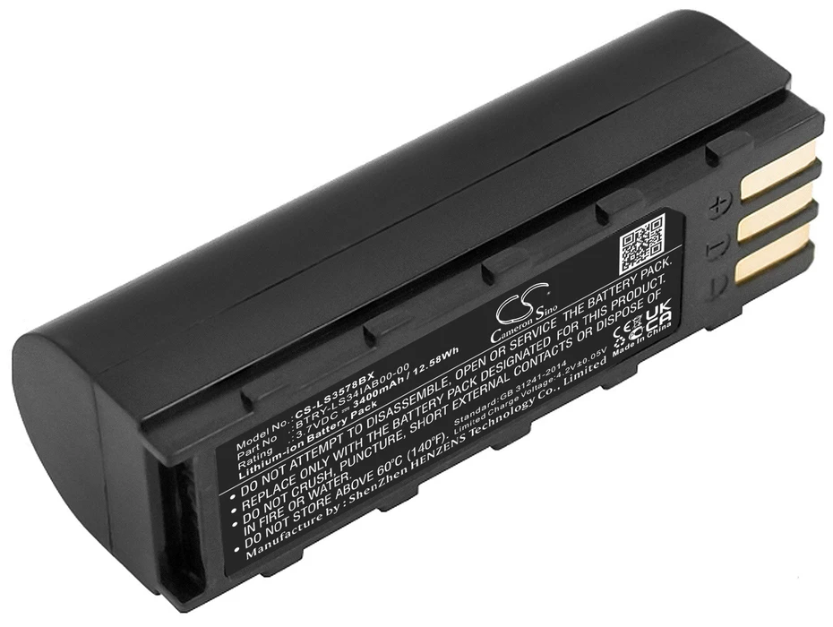 Akumuliatorius Cameron Sino Technology Skaitytuvo baterija SYMBOL 21-62606-01, BTRY-LS34IAB00-00 3.7V 3400mAh, skirta DS3478, DS3578, DSS3478, LS3478, LS3578, XS3478