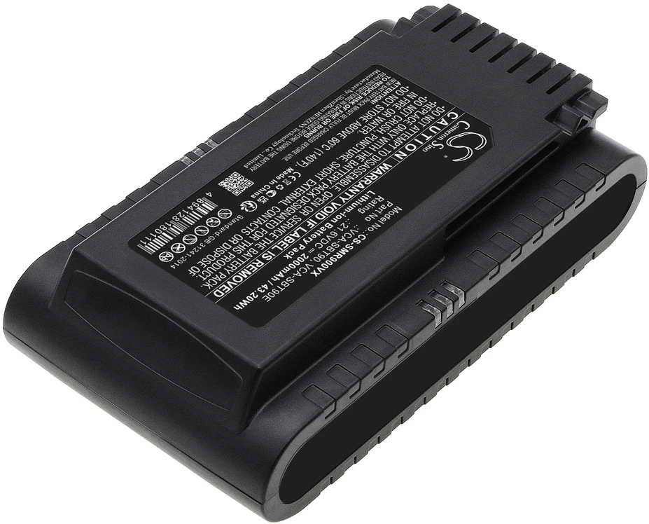 Cameron Sino Technology VCA-SBT90 VCA-SBT90E DJ96-00221A VCA-SBT90EB 21,6 V akumuliatorius Samsung VS9000 VS20R9049S3/EU VS20R9042S2/EU Jet VS70 Jet 75