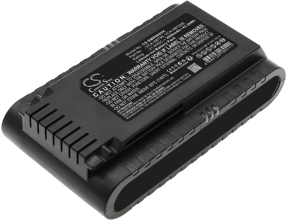Cameron Sino Technology VCA-SBT90 VCA-SBT90E DJ96-00221A VCA-SBT90EB 21,6 V akumuliatorius Samsung VS9000 VS20R9049S3/EU VS20R9042S2/EU Jet VS70 Jet 75