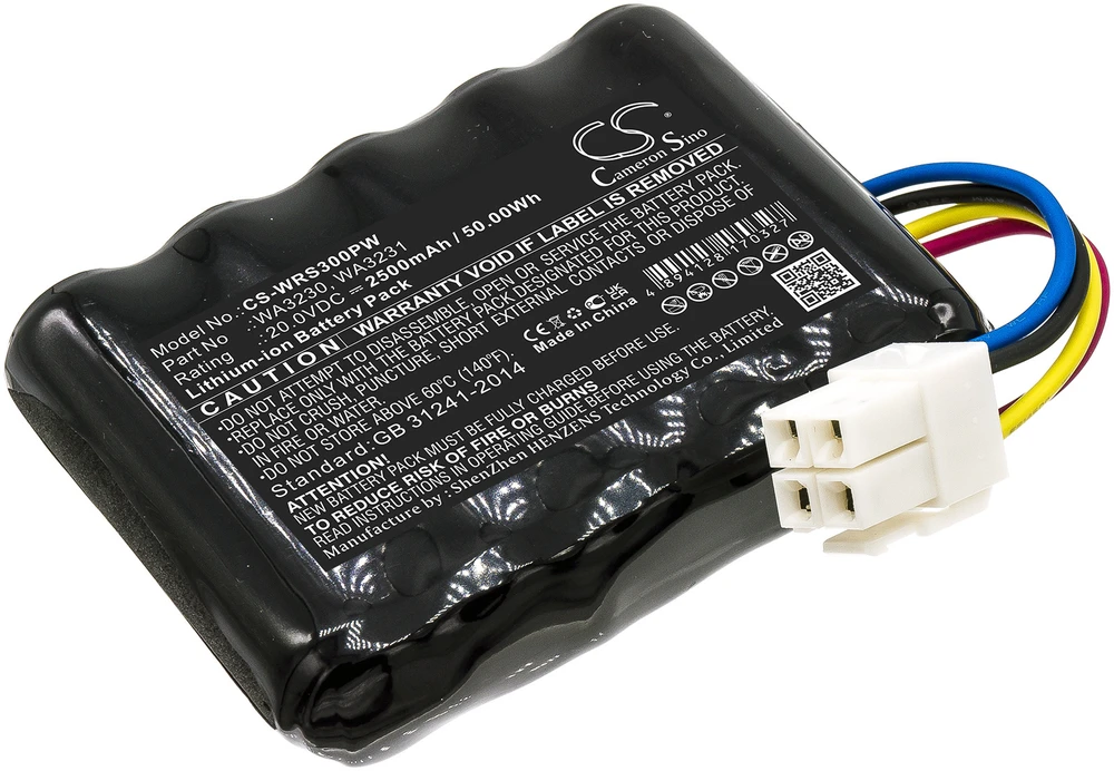 Whitenergy Cameron Sino Technology Vorx WA3230 Landroid vejapjovei S300 2018 WR105SI 20V 2500mAh Li-Ion akumuliatorius