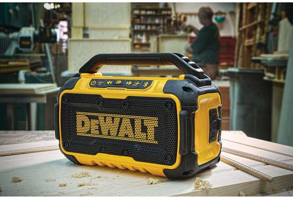 Bluetooth® garso kolonėlė DeWalt DCR011-XJ; 10,8/18/54 V (be akumuliatoriaus ir pakrovėjo)