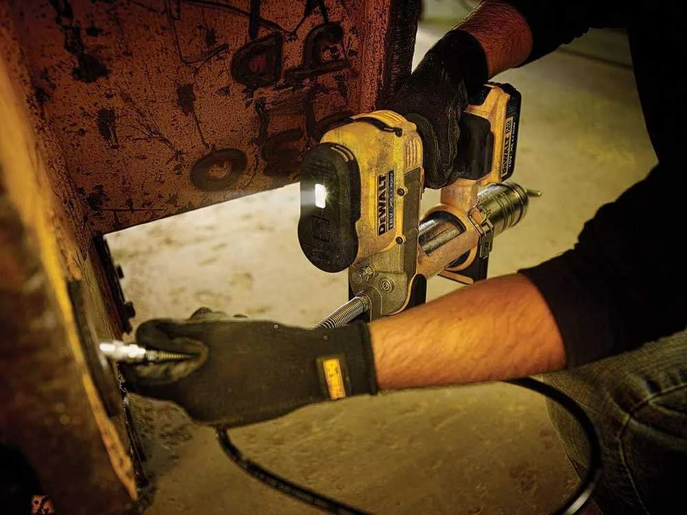Akumuliatorinis tepalo švirkštas DeWalt DCGG571M1-QW; 18 V; 1x4,0 Ah akum.