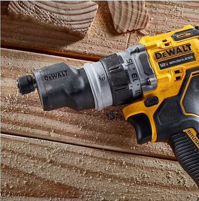 Suktuvas-gręžtuvas DeWalt DCD703L2T-QW; 12 V; 2x3,0 Ah akum.