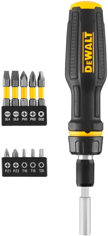 DEWALT TELESKOPINIS LAIKIKLIS SU antgaliais 10vnt
