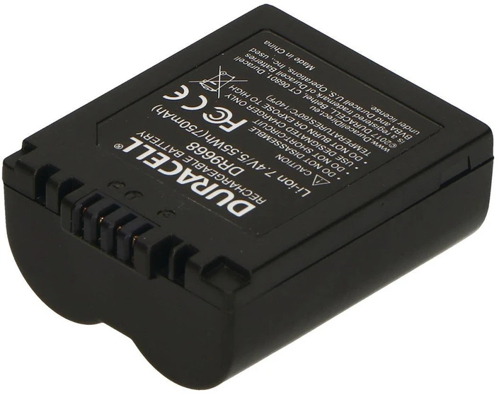 Duracell DR9668 7,4 V 750 mAh ličio jonų akumuliatorius - Leica BP-DC5-E, skirtas skaitmeniniam fotoaparatui V-LUX1
