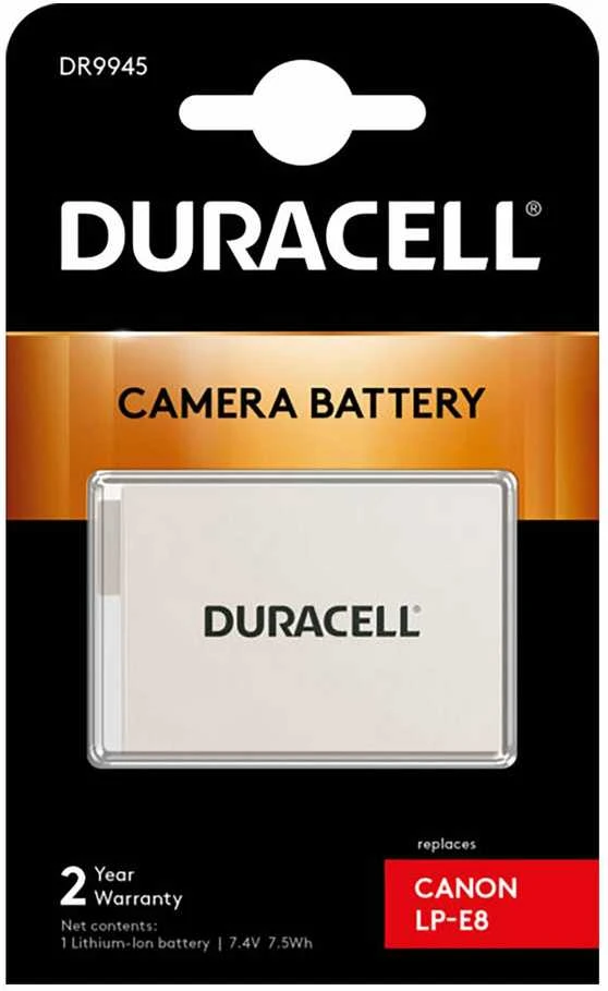 Duracell DR9945 kameros / vaizdo kameros su vaizdo magnetofonu baterija Ličio-jonų (Li-Ion) 1020 mAh