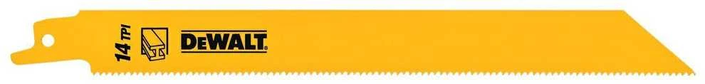 DEWALT BRZESZCZOT DO PIŁY SZABLASTEJ 203x1,8mm METAL /5szt.
