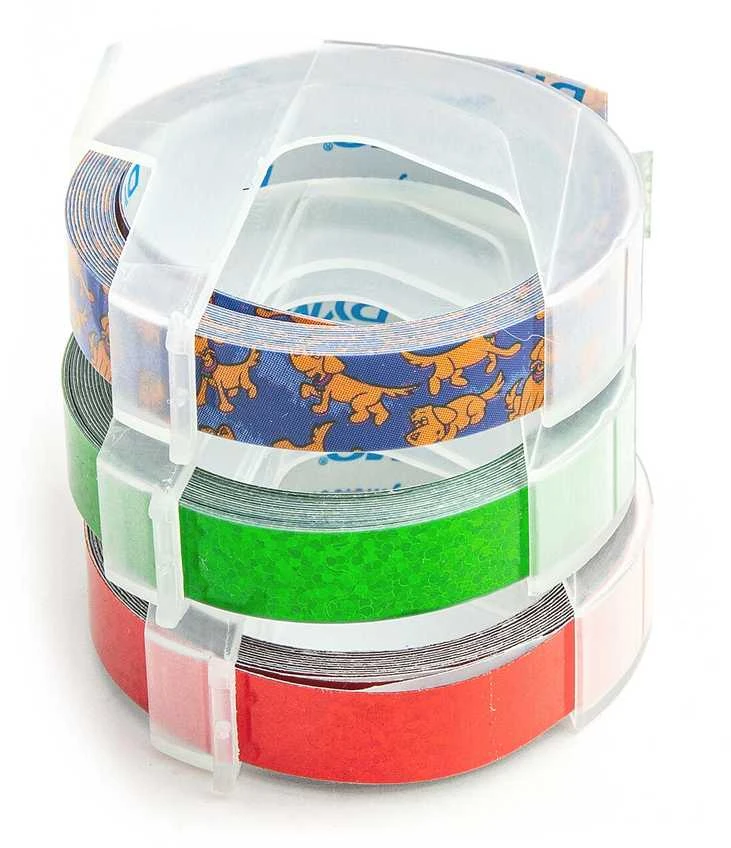 DYMO S0741980 3D Juostelė 9mm x 3m (glossy mix) 3 vnt.